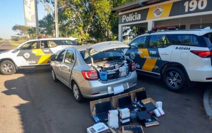 TOR surpreende 3 homens em hotel com contrabando