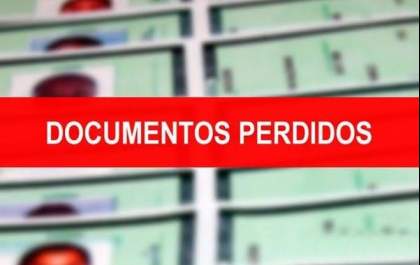 Utilidade pública: Documentos perdidos