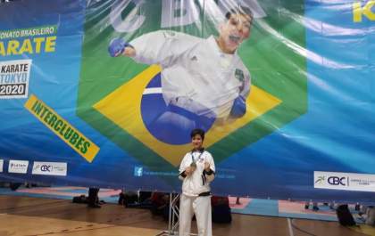 Atleta de Araçatuba conquista o ouro no Campeonato Brasileiro Karatê