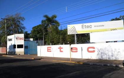 Etec de Araçatuba oferece 400 vagas em cursos gratuitos