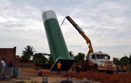 Bairro Véstia em Selvíria recebe nova caixa d’água para atender antiga demanda local