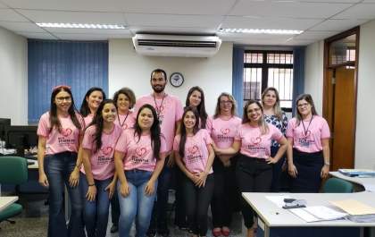 3ª Vara Criminal faz ato de apoio ao Outubro Rosa