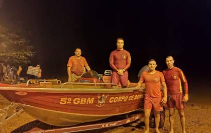 Barco vira e pescadores são lançados no Rio Sucuriú em Três Lagoas