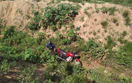 Em tempo recorde: Polícia Militar recupera moto furtada em Água Clara