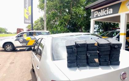 Jovem é detido com 30 tijolos de pasta base de cocaína