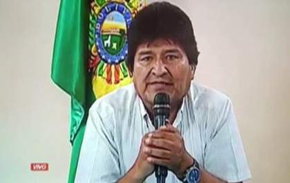 Evo Morales renuncia a presidência da Bolívia