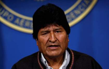 Evo Morales renuncia à presidência da Bolívia