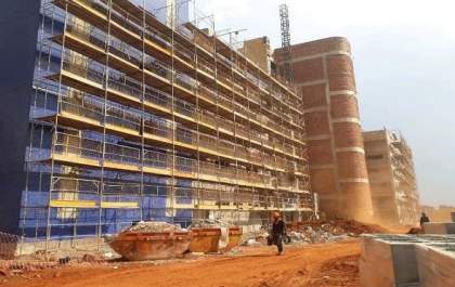 Hospital Regional está com 64,35% de obra concluída