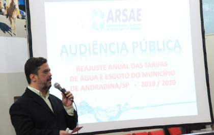 Arsae anuncia redução de 3% na conta de água em Audiência Pública