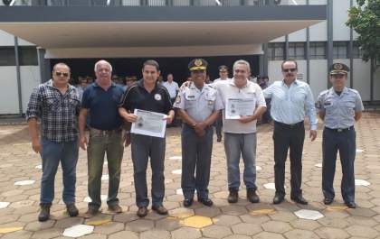 Veteranos são homenageados pela Polícia Militar