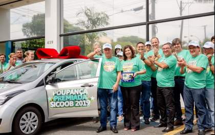 Sicoob premia poupador de Valparaíso