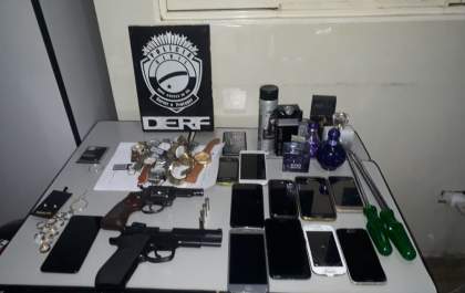Trio é preso por envolvimento em série de roubos em várias cidades de MS