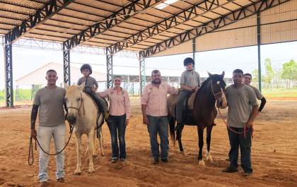 Complexo Equestre de Araçatuba passa a ser utilizado por praticantes de equoterapia