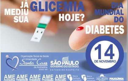 A Organização Social de Saúde Irmandade Santa Casa de Andradina alerta para a mudança de hábitos no combate à doença
