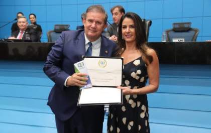 Eduardo Rocha é homenageado pela Assembleia Legislativa de MS