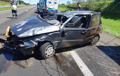 Mulher morre ao fugir de abordagem policial e capotar carro na Rondon