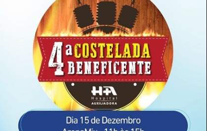 4ª Costelada Beneficente do Auxiliadora será dia 15 dezembro