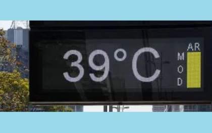 Hoje, máxima pode atingir de 39°C