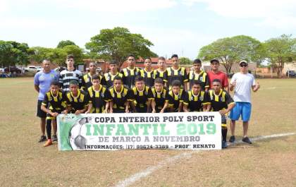 Equipe Sub-16 de Selvíria participará neste sábado da semifinal da Copa Poly Sport 2019 – Infantil