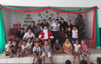 Ação solidária de natal
