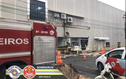 Marquise de shopping de Penápolis desaba e mata balconista de 18 anos