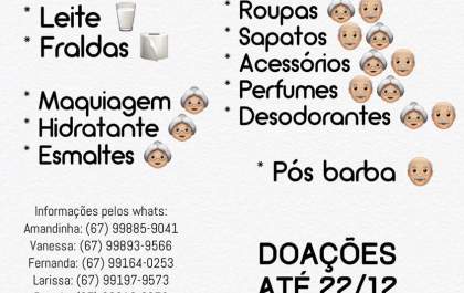 Grupo realiza Natal do Amor em prol do Lar dos Idosos