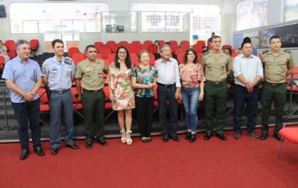 Tamiko participa de solenidade militar em Andradina