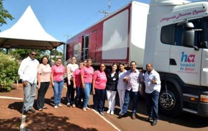 Em Selvíria quase 400 mulheres foram atendidas na Carreta do Hospital de Amor de Barretos