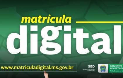 Matrícula Digital 2020 da Rede Estadual será lançada hoje