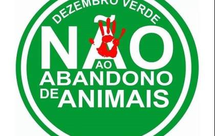 Dezembro verde é o mês contra o abandono de animais