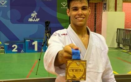 Estudante de Araçatuba é campeão internacional de jiu-jitsu