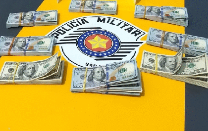 TOR apreende 80 mil dólares com motorista em Andradina