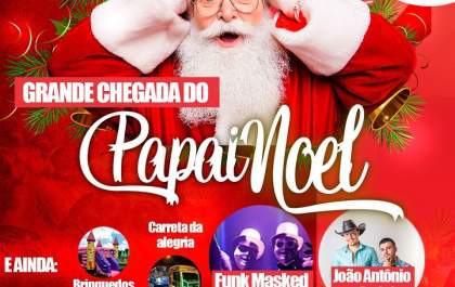 Papai Noel desembarca em Nova Independência nesta sexta