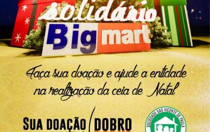 Big Mart lança NATAL SOLIDÁRIO, campanha social em prol do “Asilo São Vicente de Paula” de Andradina