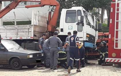 Funcionário de concessionária de água morre prensado dentro de pátio da empresa