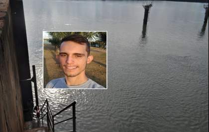 Bombeiros encontram corpo de universitário que morreu afogado no 'paredão'