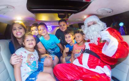 Em grande estilo, chegada do Papai Noel movimentou Nova Independência