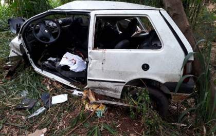 Acidente em rodovia deixa um ferido nesta madrugada em Tupi Paulista