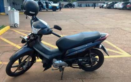 Motocicleta furtada em Três Lagoas é recuperada pela Polícia Militar