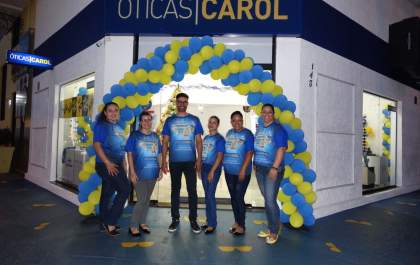 Óticas Carol comemora cinco anos em Três Lagoas