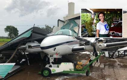 Mulher morre em desabamento de hangar em aeroporto de Araçatuba