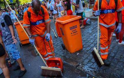 Companhia de limpeza retira 762 toneladas de resíduos no Rio