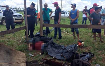 Queda de raio durante tempestade mata homem em propriedade rural