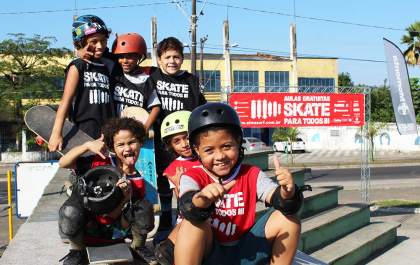 Skate para Todos ministra aulas gratuitas em Birigui