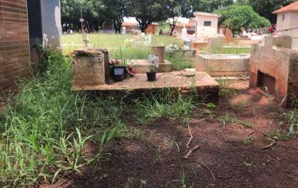 Em Castilho túmulos estão no meio do mato