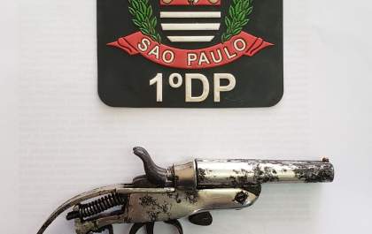 Polícia Civil apreende arma que pedreiro diz ter achado no lixão