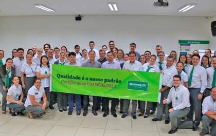 Unimed Araçatuba é certificada na ISO 9001:2015
