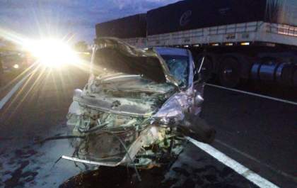 Acidente na Rondon deixa trânsito complicado