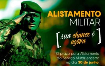 JSM de Selvíria informa: está aberto prazo para alistamento no serviço militar 2020