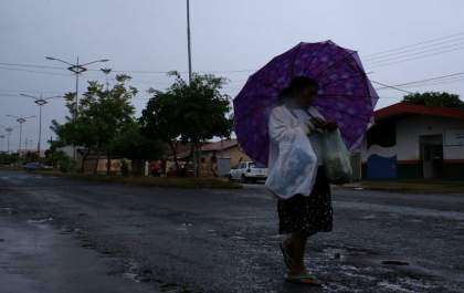 Tempo chuvoso nesta sexta-feira e no final de semana